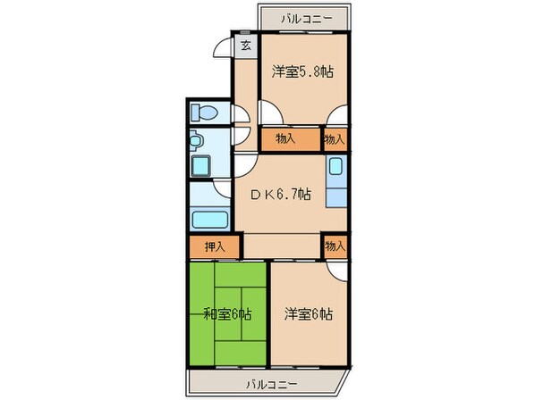 メゾンＮ＆Ｔの物件間取画像